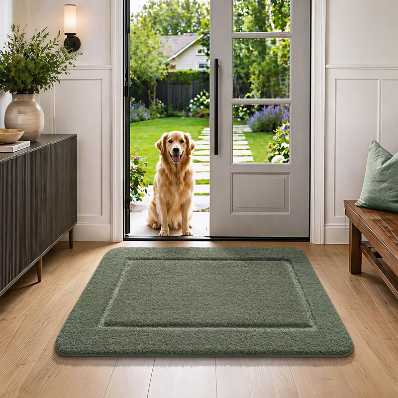 LOCHAS Bathroom Rug Set, Bath Rugs Sets 3 Piece Non