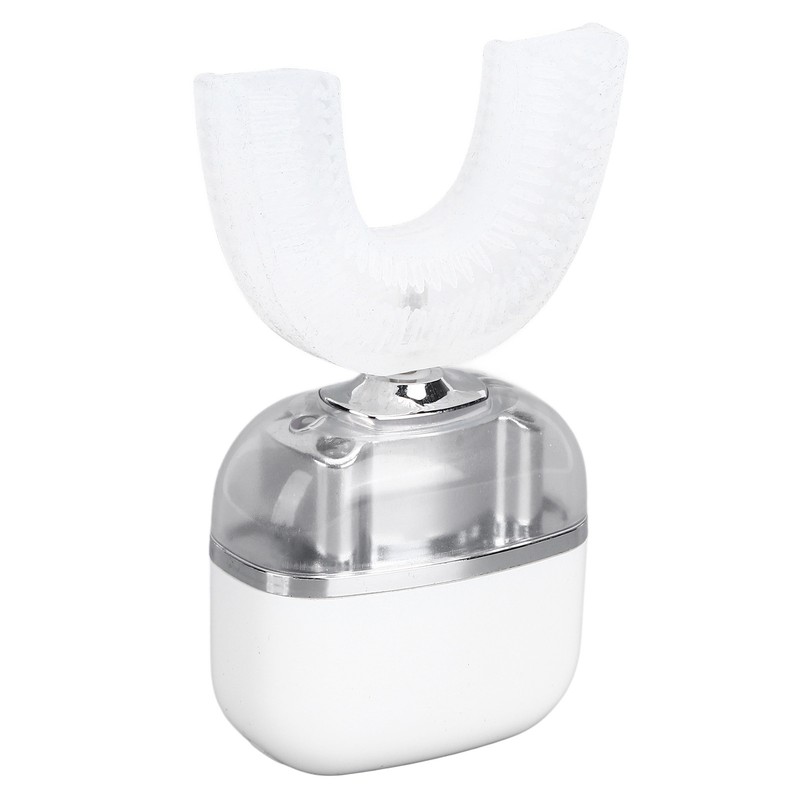 Ultrasonic U Shaped Toothbrushes For Adults High Frequency Vibration Soft