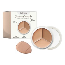 Corrector Tricolor 15g Para Ojeras Y Manchas - Cobertura