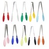 Endoshoji BTV7601 Commercial Antibacterial Heat Resistant Colorful Tongs, Red, Metal