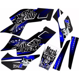 HONDA TRX 250R GRAPHICS KIT THICK AND HIGH GLOSS