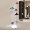 Unbranded Rolling 35-Hanger Metal Hat Rack Hat Display Stand Shop