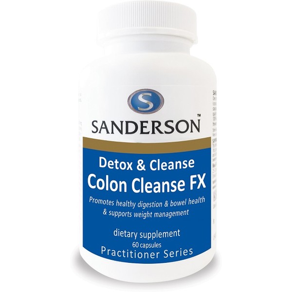 Natural Health>Health Products by Brand>Sanderson Sanderson Detox & Cleanse Colon Cleanse FX Capsules 60