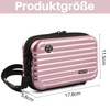 ANNASAMDO Mini Suitcase, Shoulder Bag, Small Suitcase Bag, Handbag, Inner
