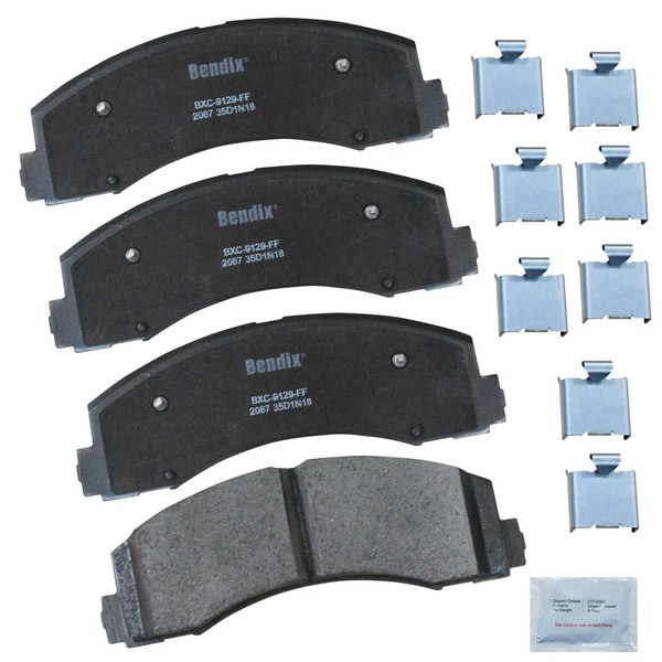 Bendix Bendix Priority1 CFC2087 Ceramic Front Brake Pads for Ford