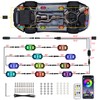 10 Pods Full Angle RGB Rock Lights Compatible with 12V-24V