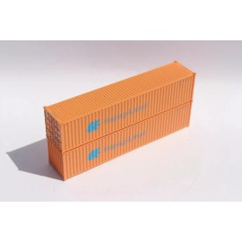 Jacksonville Terminal Company ~ HAPAG LlOYD ~ Side Steel ~ 40' Containers 405349