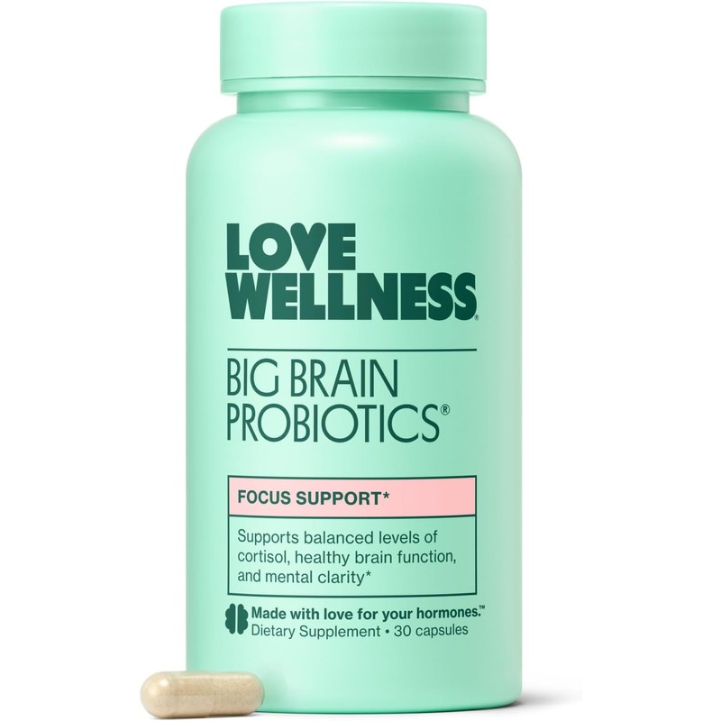 Love Wellness Suplemento Nootropics Brain Support, Big Brain Probiotics Función