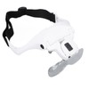 Magnifying Glasses for Eyelash Extensions with 2 LED Light Headband