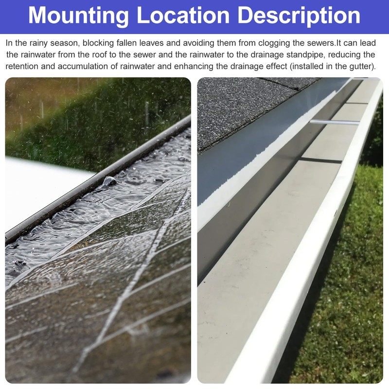 VYH 3" x 4" rain Gutter downspout Drop Outlet with