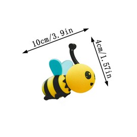 2 Pcs Car Antenna Toppers Lovely Honey Bee Car Ariel Toppers EVA Antenna Ball Automobile Roof Decorative Antenna Hat for Car, Truck, Suv Decoration