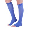 Doc Miller Open Toe Compression Socks, 15-20 mmHg, Toeless Compression