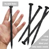 30 Pcs Spiral Landscape Anchoring Spikes, 8 Inch Landscaping Fabric