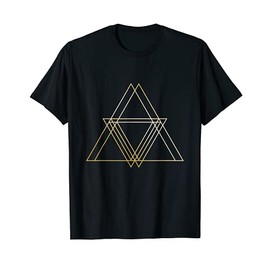 Geometric shape triangle pyramid lines geometry shapes T-Shirt