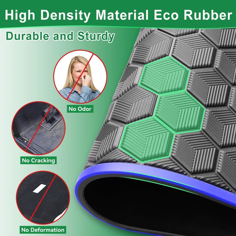 Club Car DS Floor Mat, Upgraded Non-Slip Full Coverage Golf