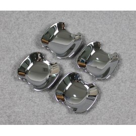 RUIQ Toyota Alphard Vellfire 30 Series Exterior, Chrome Plated Door Handle Protector Cover, For Prevent Scratches On Door Knobs, For Toyota VELLFIRE EL/V/VL/ALPHARD GF/G/X Exteriors