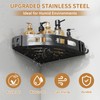 JUYSON Shower Caddy Corner Shelves for Inside Shower No Drilling,