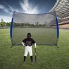 Kapler Lacrosse Backstop Net - 12x9FT Backstop Net for Backyard,