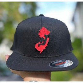 NJ State Devils Flexfit - Raise Hell Patch: Side, Size: S/M