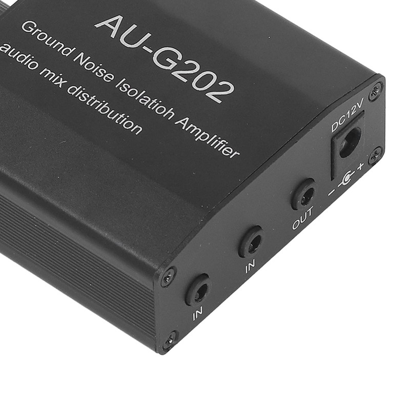 Stereo Music Signal Preamplifier 2 In 2 Out Audio Mix