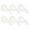 G2PLUS 6 Rolls PE Micropore Medical Tape Roll, 1/2'' x