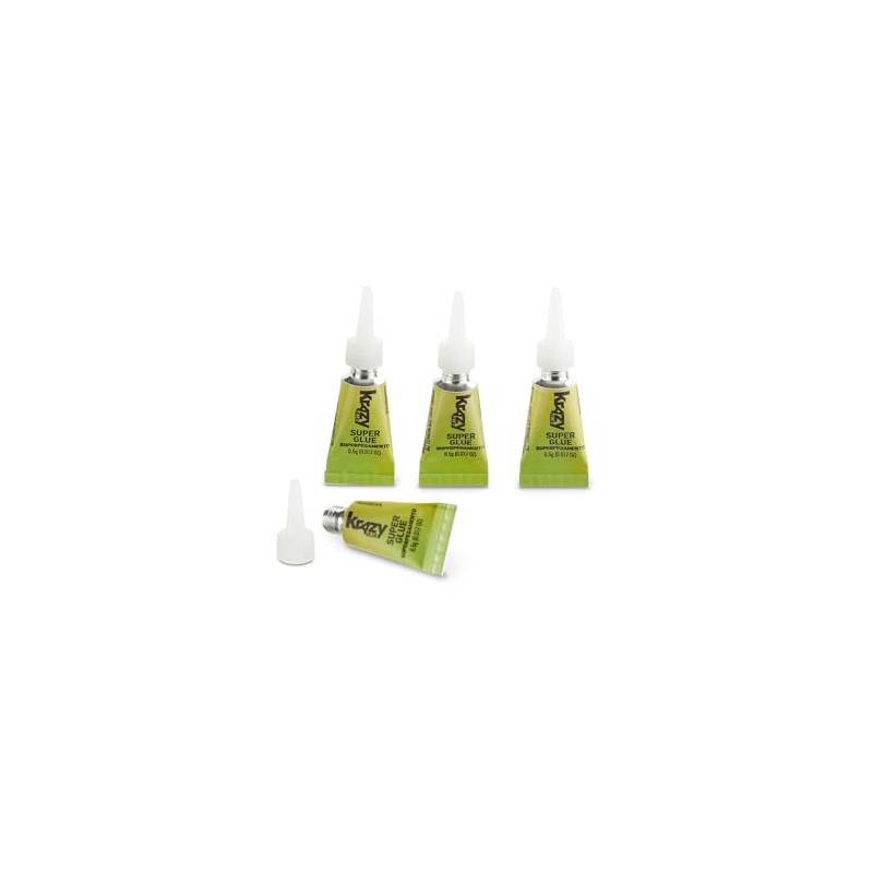 Krazy Glue Instant All Purpose Single Use Tubes 4 ea