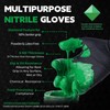 FINITEX 8 Mil Diamond Pattern Black Nitrile Gloves (Automotive Work)