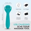 Scar Roller, Scar Tissue Massager for Post-Surgery Recovery, Silicone Ice