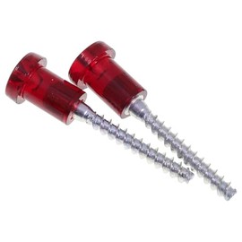 PIAGGIO Original Rear Light Screw Set Red Compatible with Gilera Runner, Piaggio NRG, Sfera, Zip, Hexagon 50-200ccm, 2T, 4T, LC, AC 1991-2006
