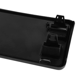 CHEDA Front Bumper & License Plate Bracket Mount Fascia Cover Compatible for Ford F-150 2015-2017 2016 Replacement (Fits Models w/o Block Heater & w/o Grille Shutters, NOT FIT Ecoboost Powered F150)