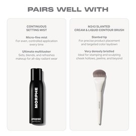 Morphe Shaperlifter Micro Contour Stick - Maquillaje de contorno crema de precisión con sacapuntas integrado, barra de tez de tono frío para esculpir 