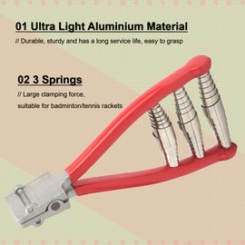 Gaeirt 3 Spring String Pliers Racket Heavy Duty Tennis Court String Pliers