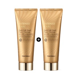 Tony Moly (1+1) Intense Care Gold 24K Snail Foam Cleanser / 토니모리 (1+1) 인텐스 케어 골드24K 스네일 폼 클렌저