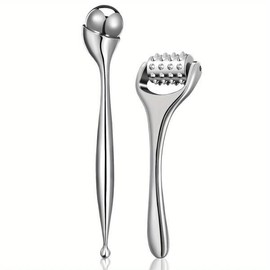 최신 스테인레스 스틸 전신 롤러 아이스 뷰티 스틱 페이스 마사지 퍼밍 리프팅 강화 도구 [03 Mini Roller] Latest Stainless Steel Full Body Roller Ice Beauty Stick Face Massage Firming Lifting Enhancer Tool [03 Mini Roller]