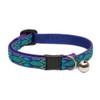 LupinePet Originals 1/2" Rain Song Cat Safety Collar with Bell