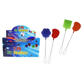 Diamond Visions 01-1932 Fly Swatter MultiPack in Assorted Colors (6 Swatters)