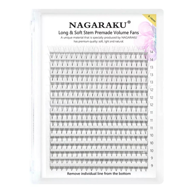 Nagaraku Extensión De Pestañas Prearmados Volumen 5d 6d 10d