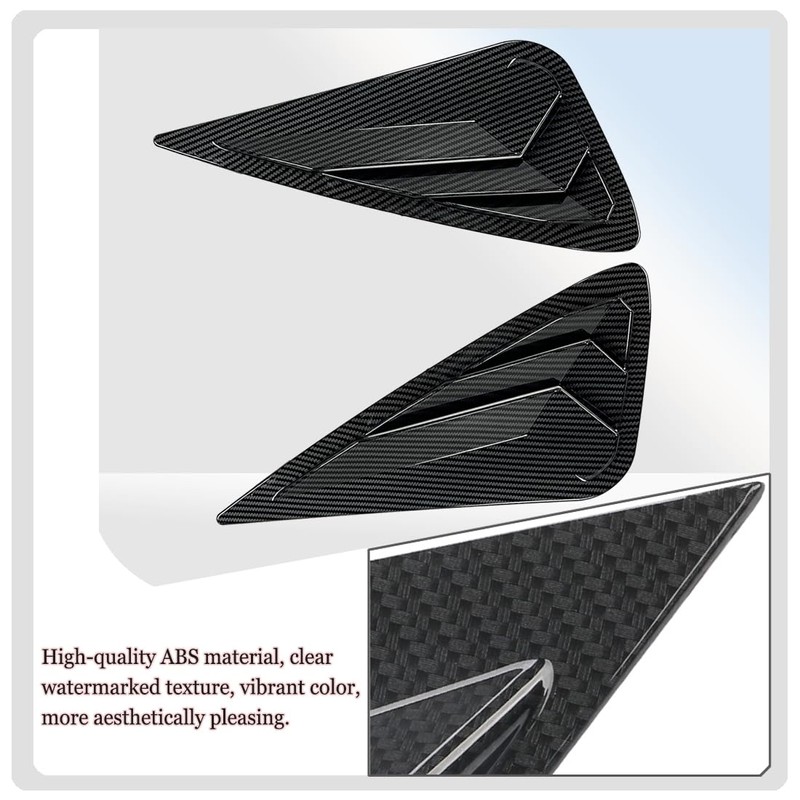 MUXEE Window Louver 2Pcs Side Vent Window Louvers for Lexus