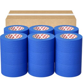 SWRT Blue Painters Tape 2 Inch Wide – 18 Rolls x 55 Yards (990 Total Yards), Clean Removal Masking Tape for Sharp Paint Lines on Walls, Trim & Baseboards, Easy Tear for DIY & Home Renovation Projects