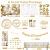 287Pcs Engagement Party Decorations, All-in-one Happy Engagement Decorations with 25
