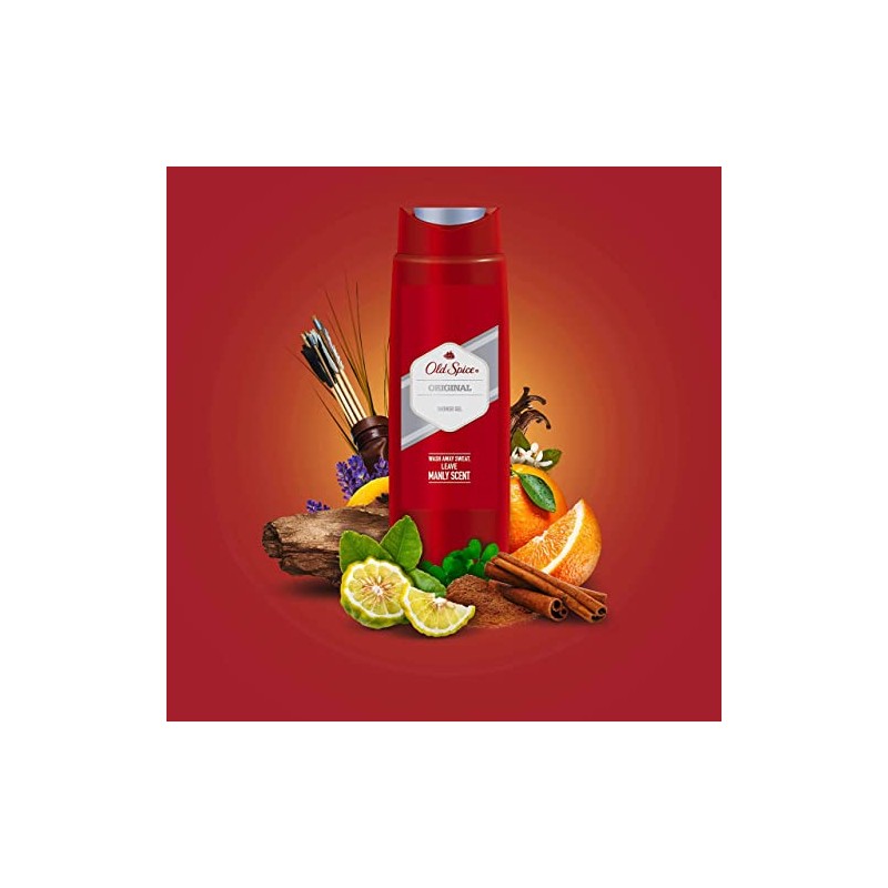 Old Spice Original Shower Gel, 250ml, pack of 6