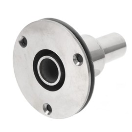 Aramox Stainless Steel Hull Outlet Exhaust Connector Straight Hull Exhaust with Heat Insulation