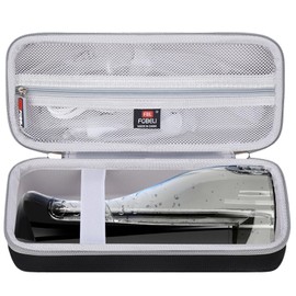 FBLFOBELI Hard Case Replacement for Nicwell/for COSLUS/for Oralfree/for Waterpik WF-02 Water Dental Flosser Cordless (Black)