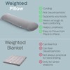 SleepCloud Weighted Body Pillow 8lbs - Weighted Pillow for Deeper