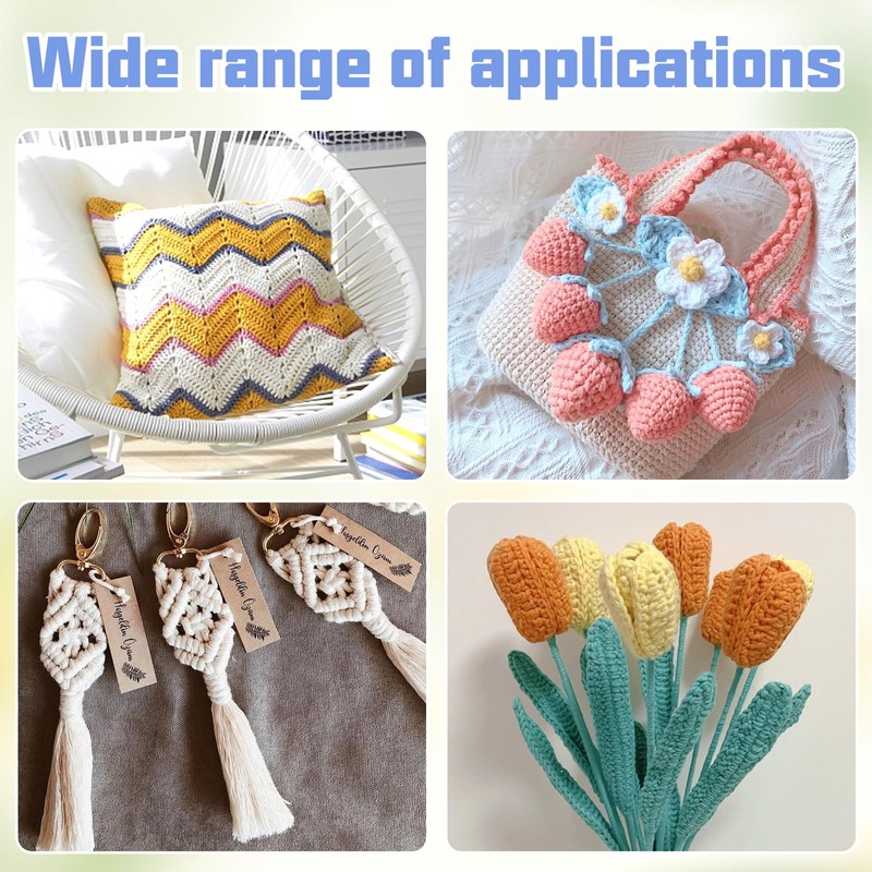 Ergonomic Crochet Hook, 7.0 mm, Soft Handle, Knitting Needles for