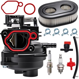 Rebuiman 799584 Carburetor with Spark Plug and Air Filter Fit for LC121P 103M02 09P702 550EX 625EX 675EX 725EXI Engine Also for Troy Bilt TB110 TB200 TB230 Engine Replace 592361 594529 594508 594507