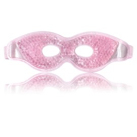 CatMoz Cooling Gel Eye Mask, Eye Rest, Eye Fatigue, Swelling, Hot & Cool, Reusable, 5 Colors (Pink)