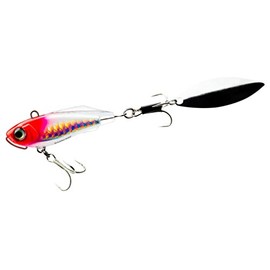 Duel F1184-HRH Spintail Hardcore Solid Spin Sea Bass Flounder Fishing Gear, Sea Fishing, Freshwater, Sea Bass, 2.2 inches (55 mm), 1.1 oz (32 g), Red Head