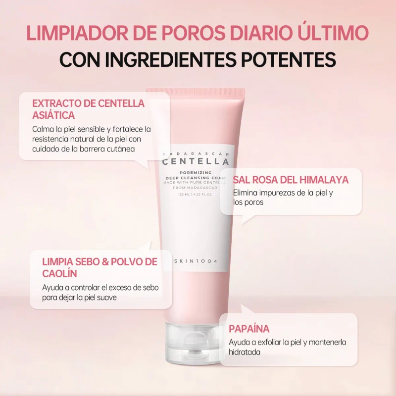 Skin1004 Centella Madagascar Set Reductor De Poros 5 Pzs