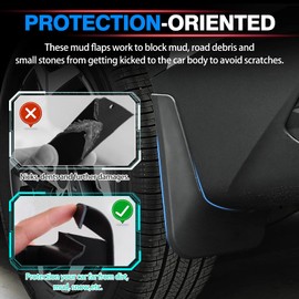 Autorder Mud Flaps for 2022 2023 2024 Tucson NX4 Accessories Splash Guards Fender Flares Mudflap Front and Rear Mud Guard Set of 4